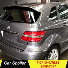 Для Mercedes Benz B-Class B200 2009 2010 2011 Автомобильный задний багажник спойлер ABS Материал грунтовка цвет автомобиля украшение в виде хвостового крыла для B200