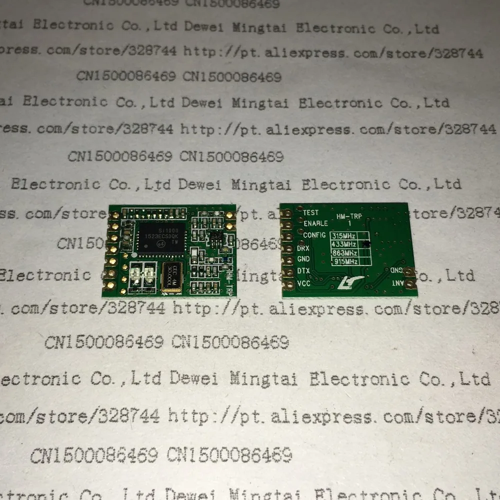 

2PCS/LOT 433MHZ HM-TRP HM-TRP-433MHZ DR Firmware 100mW wireless data Transceiver module HMTRP