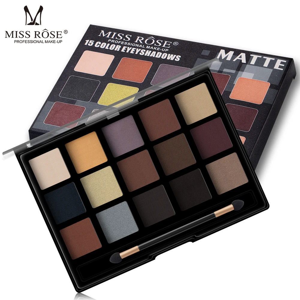 

Profissional Eyeshadow 15 Colors Matte Pearly-lustre Eye Shadow Palette Long Lasting Cosmetic Tool Maquillage Facial TSLM1