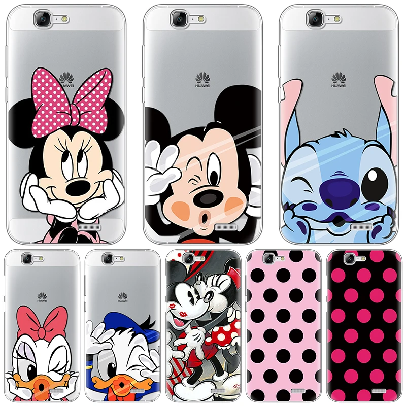 

Cartoon Cute TPU Protective Case for Coque Huawei G7 Transparent for Huawei Ascend G7 C199 5.5 Inch Case Back Cover Patterned