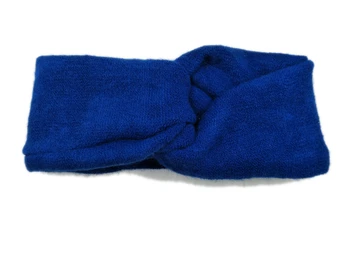 

T175334 NEWfashion winter acrylic kniting stretchy solid warmth turban hair band hair accessory for women headband design custom