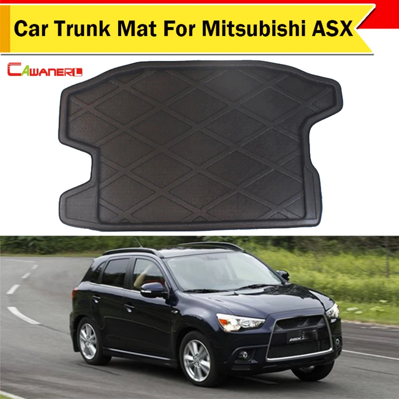 

Cawanerl Brand New Car Boot Tray Liner Protector Floor Pad SUV Tailgate Mat Cargo Mat Top Quality For Mitsubishi ASX