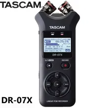 TASCAM DR07X стерео ручной цифровой аудио рекордер интервью рекордер ручка HD шумоподавление запись линейный PCM& MP3