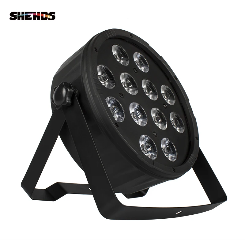 Быстрая доставка светодиодный плоский светильник Par 12x12W RGBW 4 в 1 DMX512 сценический