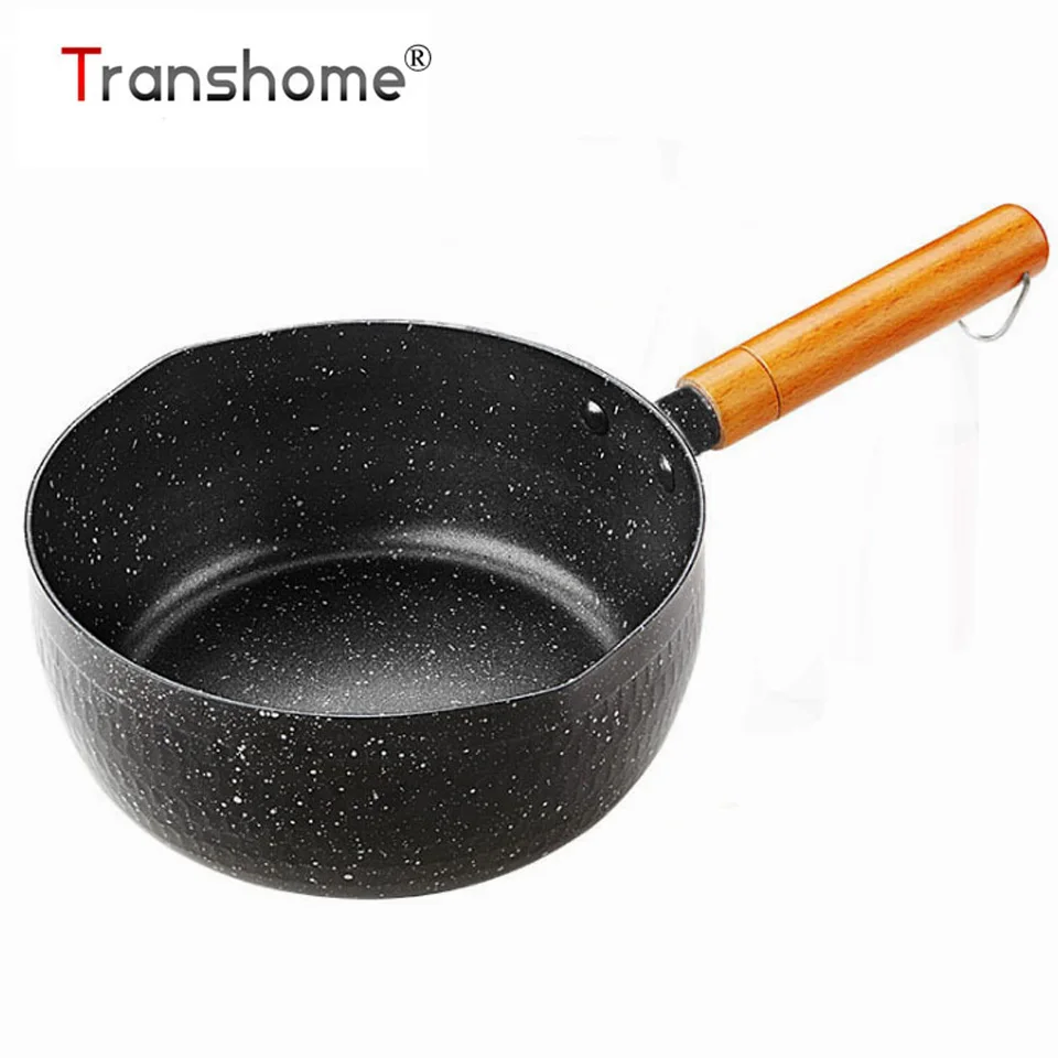

Transhome Kitchen Tool 18cm Copper Pan Alloy Frying Pan Useful Sauce Pans General Use for Gas and Induction Cooker Without Cover