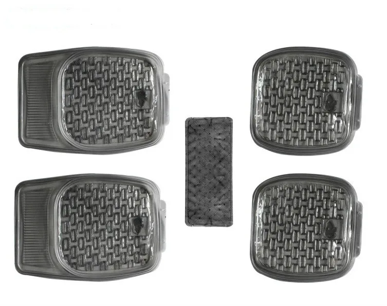 All Weather Full Rubber Clear Car Interior Floor Mats 5 Piece Set