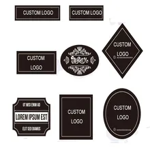 2019New Лидер продаж бесплатный дизайн Стикеры метка индивидуальное лого бумага для печати kraft ПВХ разных Тип Размеры Подарочная этикетка белого и черного цвета