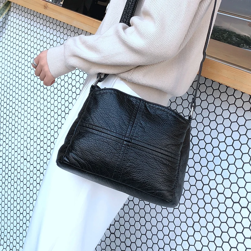 2019 women famous brand vintage PU Leather Crossbody Bags Single Shoulder Bags Ladies Bags Women Handbags Sac a Main Female