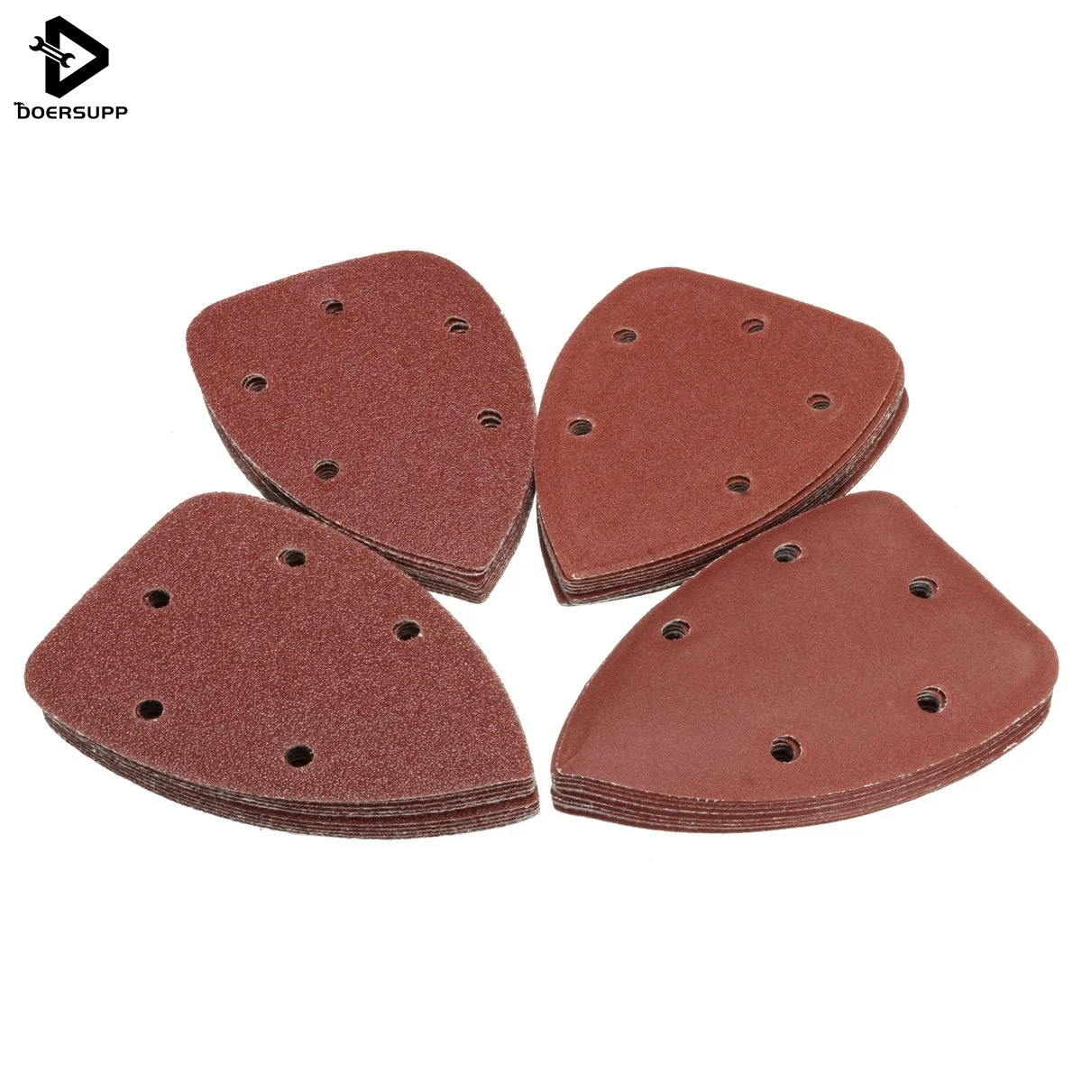 

Hot Sale 40Pcs/Set Mouse Sanding Sheets Discs Sandpaper for Black and Decker Detail For Palm Sander