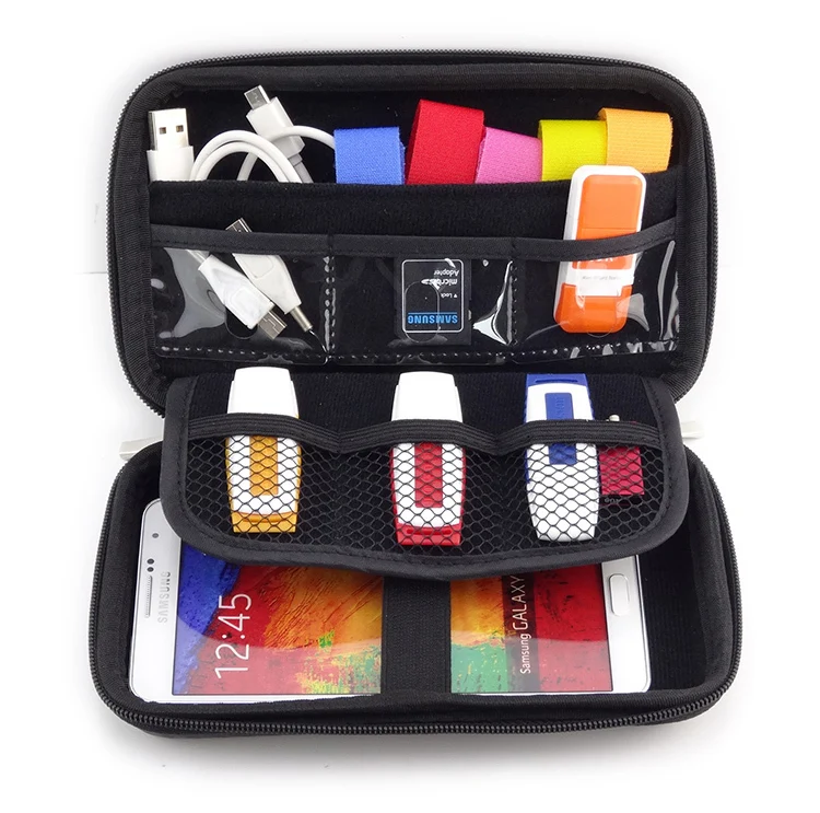 2.5" Bag Case for External Hard Drive Disk/Electronics Cable Organizer