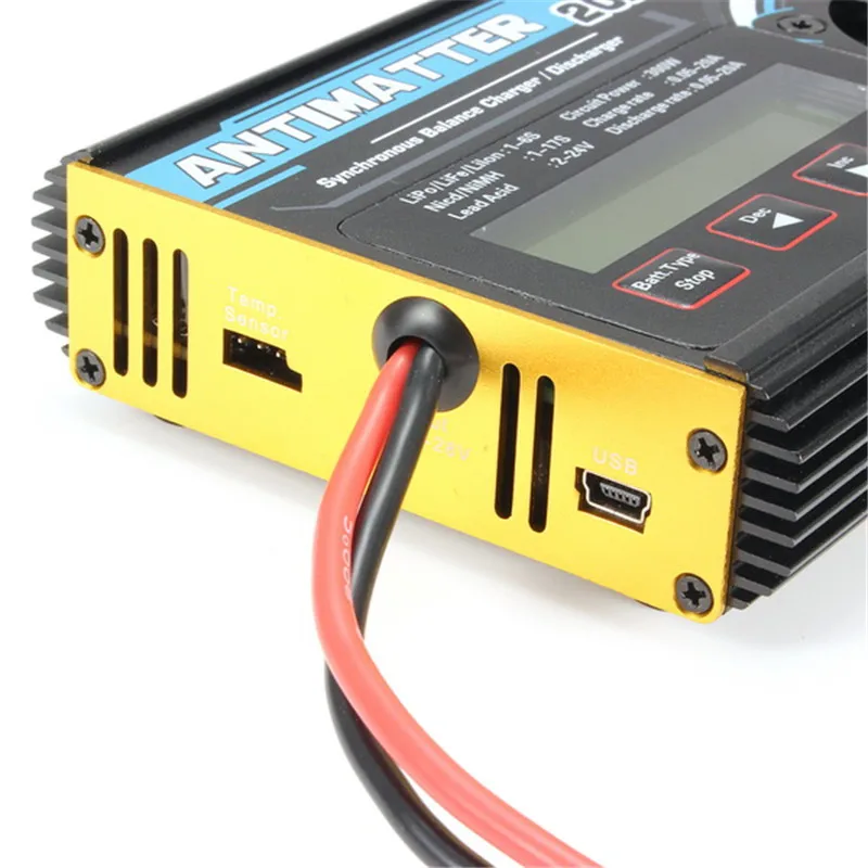 Зарядное устройство Charsoon Antimatter 300 Вт 20A зарядное для LiPo NiCd PB батарея с разъемом