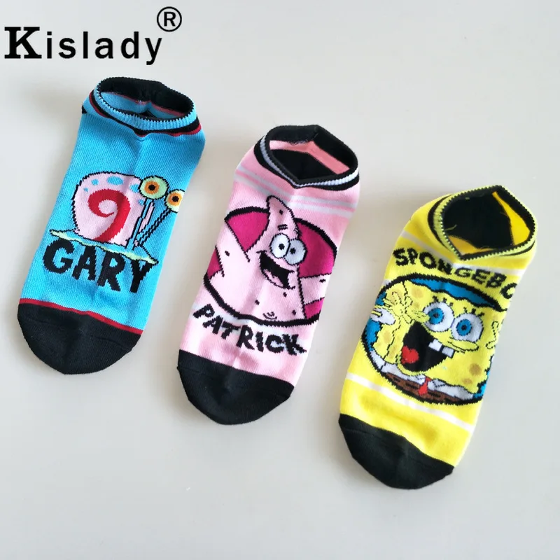 Женские носки башмачки Moomin незаметные короткие с героями мультфильмов милые