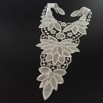 

50pcs/lot Lace Collar Embroidery Fabric Sewing Accessories Applique Lace Fabric DIY Handmade Costume Decoration Supplies