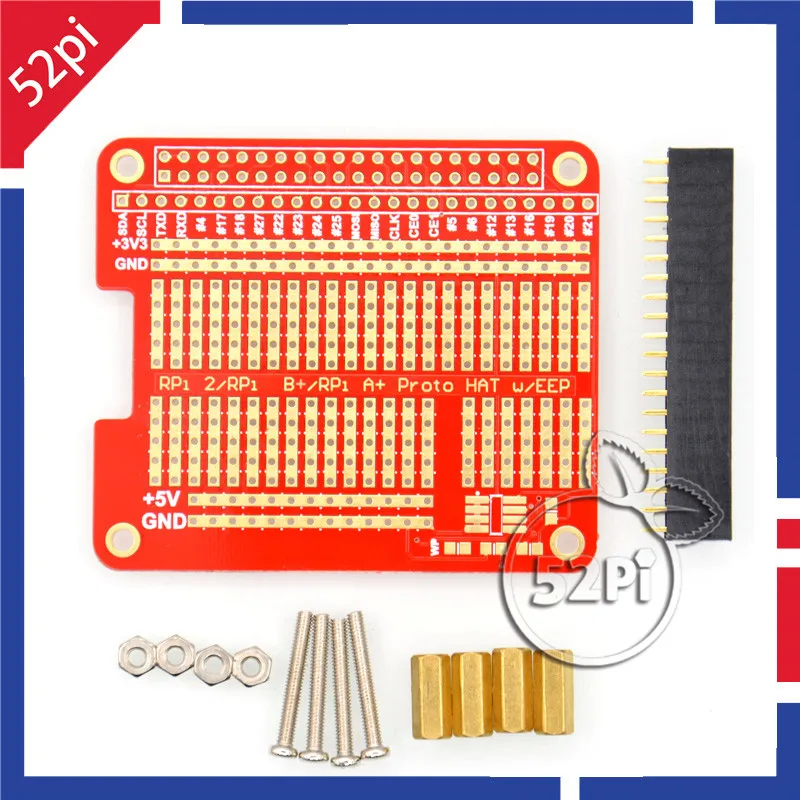 52Pi DIY Прототип защита для головного убора для Raspberry Pi 2/3 Модель B/B