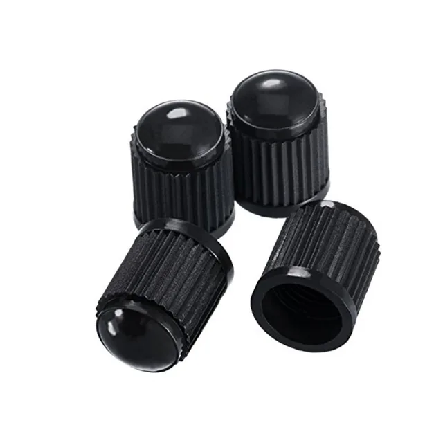 20pcs Plastic Bicycle Car Tire Valve Stem Caps Schrader Valve Caps Dust Covers for Bike Auto SUV Truck Motorcycle (Black)