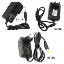 EU/US Plug 5V 1A/2A/3A Adapter Power Supply Adapt to 110-220V For DC Motor Electric Drill LED Strip Switch (B10+B11+B12)
