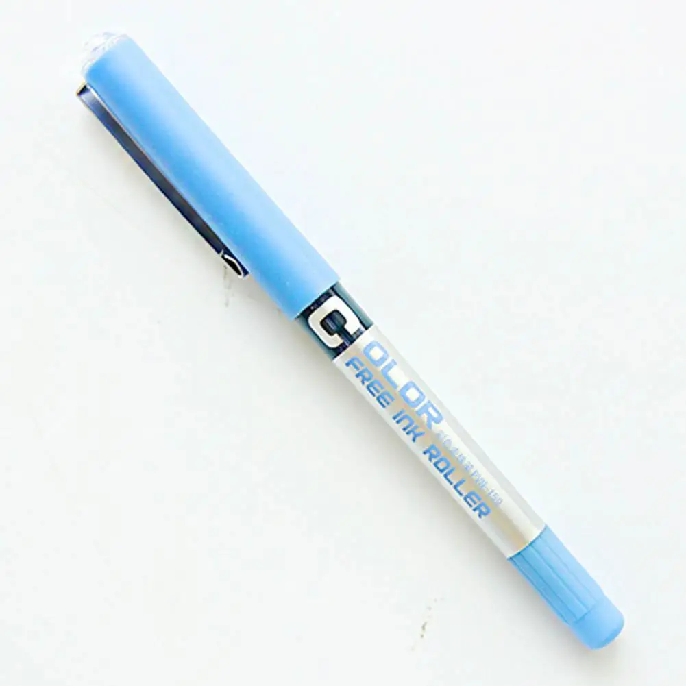 Высокое качество, прямая жидкость, шариковая ручка, PVN-159, 0,38 мм, игла, очень тонкая, жидкие чернила, шариковая ручка, для офиса, школы, r20 - Цвет: blue