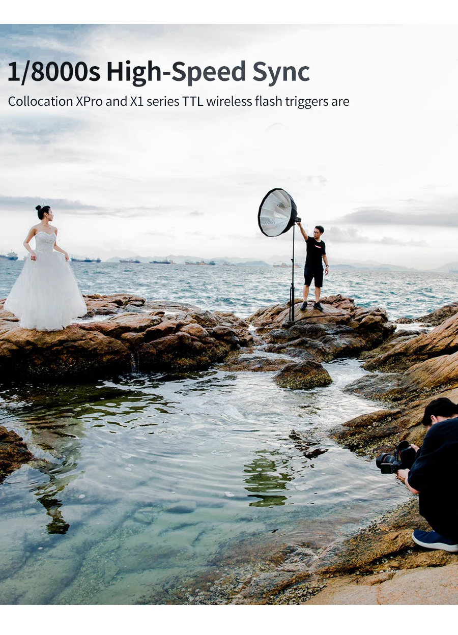 Godox Led Light Photography Lighting AD400 Pro WITSTRO Flash Li-on Battery TTL HSS 2.4G Wireless for Canon Nikon FUJIFILM