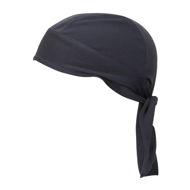 Gray New Arrivral Cycling cap Summer Bandana Woman Men Running Riding Hat Out Sport Bike Cap With Breathable Soft Quick-drying Fabric - Цвет: Gray