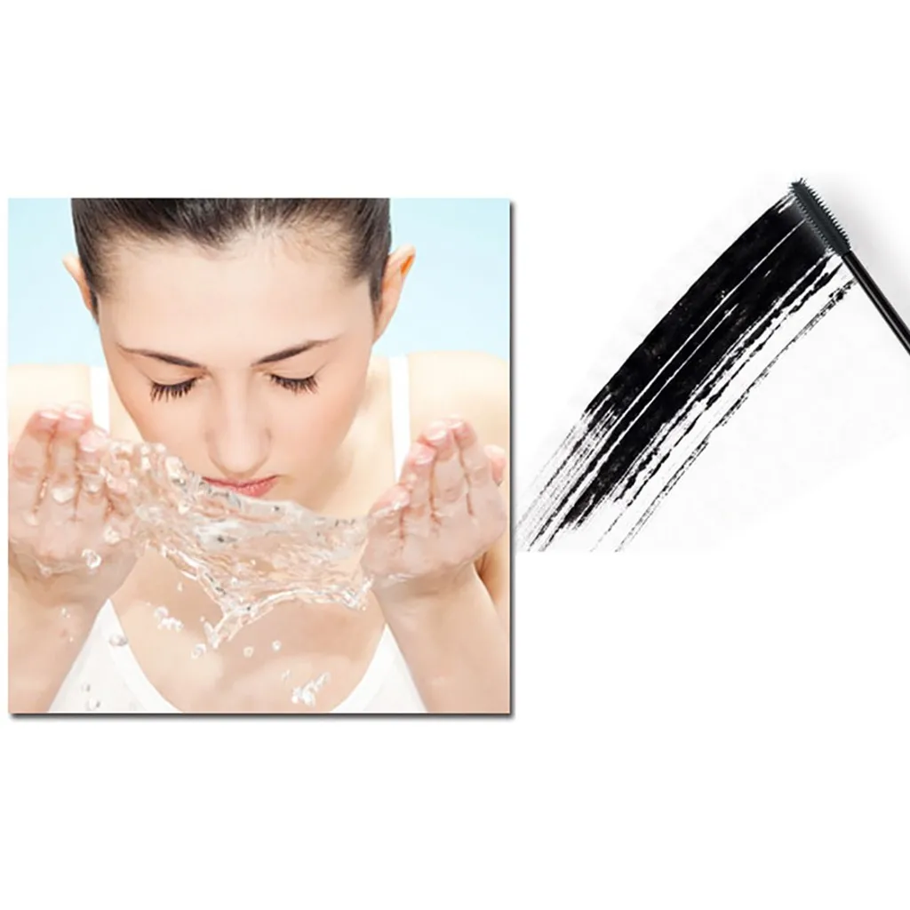 Mascara brush Silk mascara Makeup Tools Eye Black Slim Long Waterproof Lasting Mascara Eyelash Extension 10W5