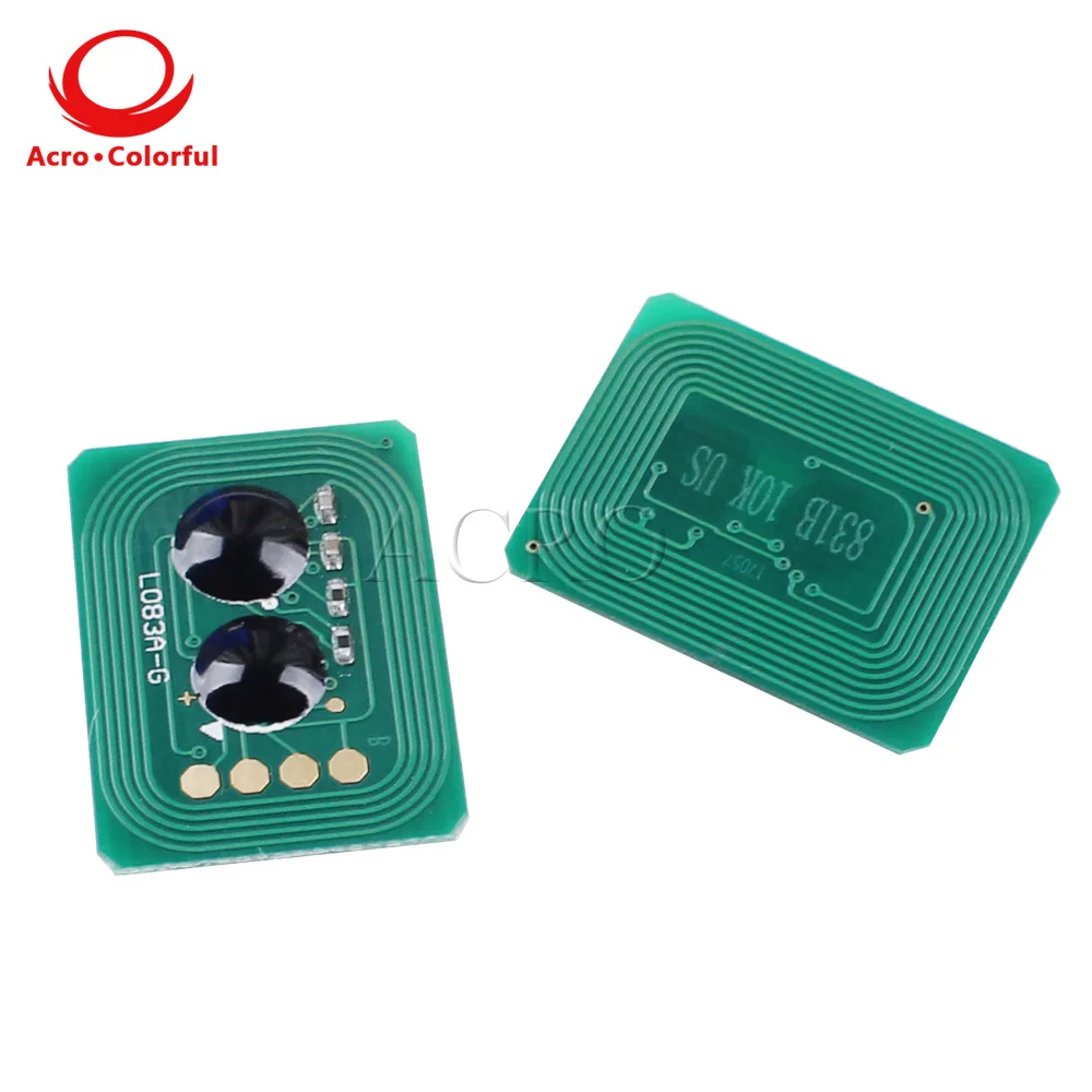 Chip do Cartucho de Impressora a Laser Compatível para Oki 46443101 Toner C823dn C833dn C843dn Versão ue 10 k 46443104 46443103 46443102