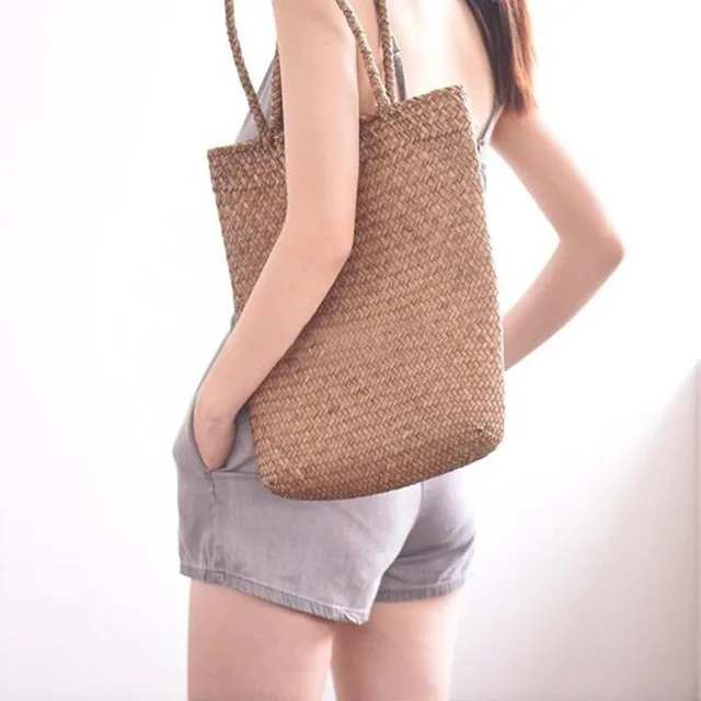 Straw Shoulder Bag Shopping 5