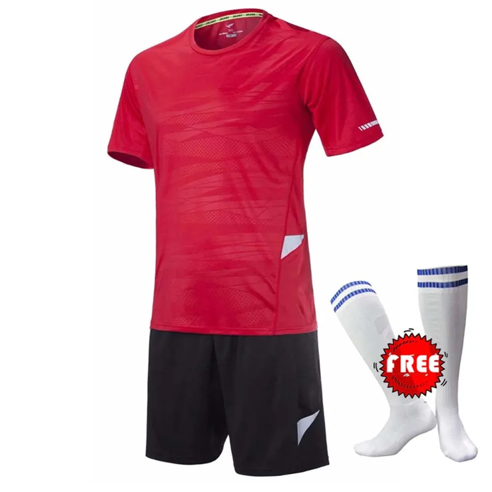 New Customize Adult Breathable Soccer Set 2016 2017 Soccer Jerseys Uniforms Euro Football Kit Cheap Football Shirt Tracksuit