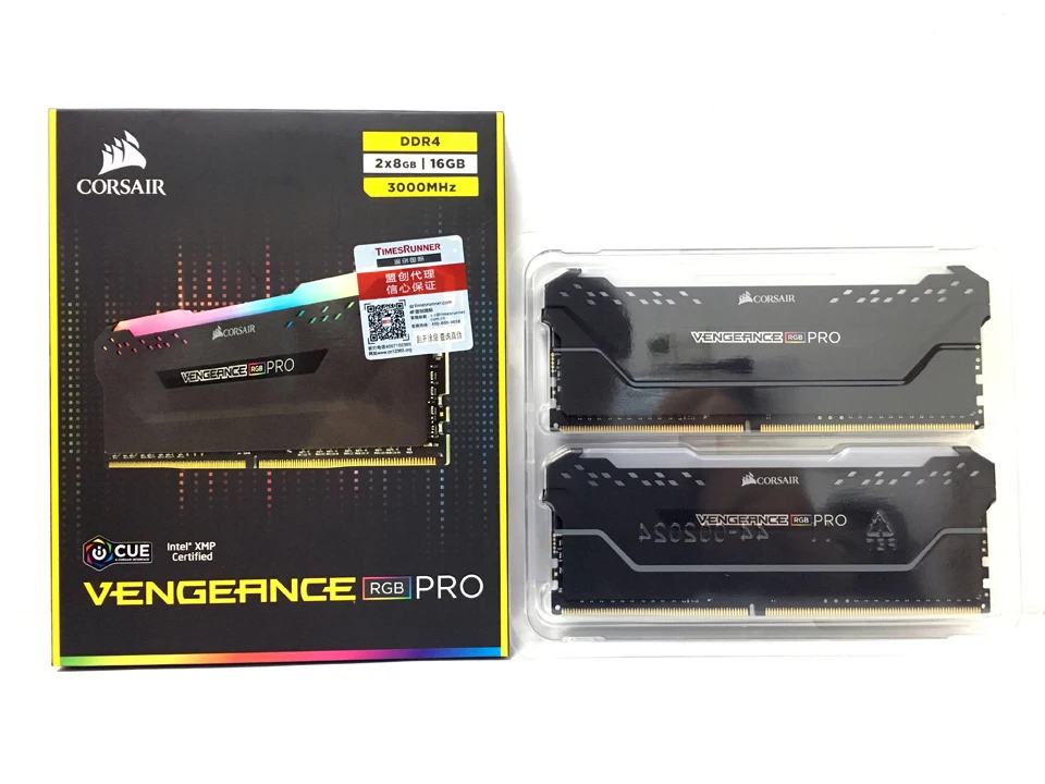 CORSAIR 16 Гб 2X8 ГБ двухканальная DDR4 RGB PRO 3600 МГц Память DIMM настольная поддержка материнская плата ddr4 3000 3200 МГц