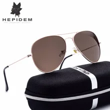 HEPIDEM 2017 Hot Classic Aviation Polarized Sunglasses Women Brand Designer Rays Protection Aviador Sun Glasses for Men Shades r