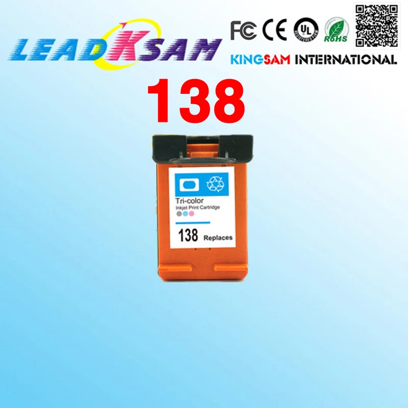 Совместимый с чернильным картриджем hp138 C9369HE 138 DeskJet 6840 6848 5740 460 1610 2355 2570 2600 7800 8000 |