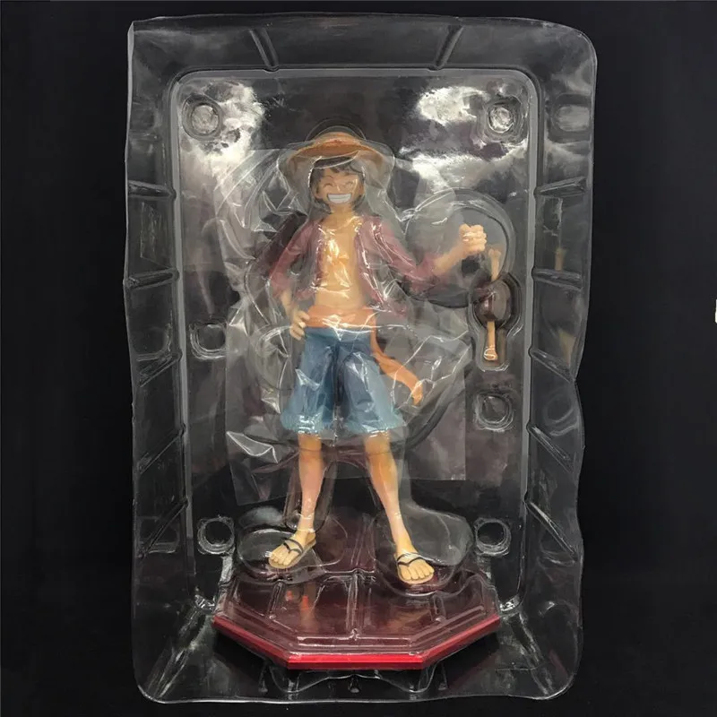 One Piece Monkey D Luffy PVC Action Figure Model Toys Anime Luffy Figuras Dolls Brinquedos Cosplay Gift 20th Ver. 22cm  (2)