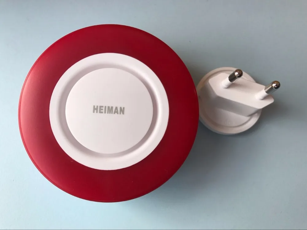 Совместим с бытовыми стерео и помощник Kaku Conbee Красной мигающей 95db HEIMAN Zigbee HA3.0