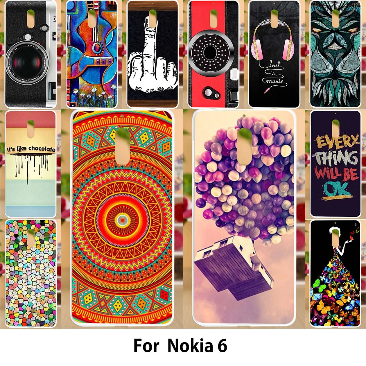 Buy AKABEILA Fashion Rubber Phone Bags Cases For Nokia