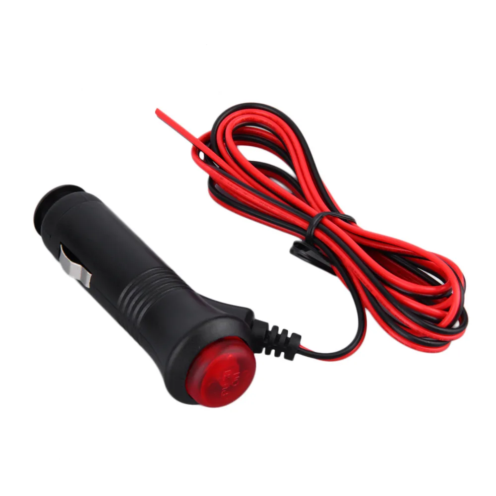 

Cimiva Male Car Cigarette Lighter Socket Plug Connector On Off Switch 1.5m Universal Connector Switch 12V