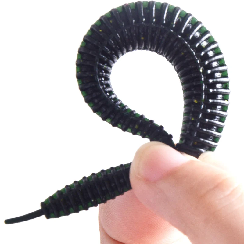 Señuelo de pesca 8 unids/lote 3,2g 10 cm mosca pesca wobblers señuelo suave gusano cebo de silicona isca artificial cebo falso pesca accesorios