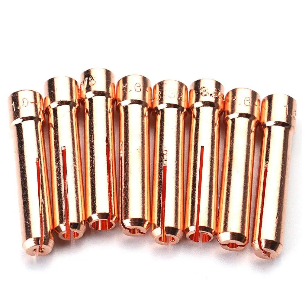 49PCS durable sold adura TIG Stubby TIG gas Lens #10 cristal pyrex kit para mayitr soldadura Accesorios for wp-17/18 /26 consum