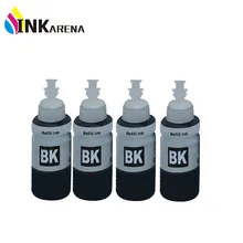 INKARENA 4 черный 70 мл красителя чернил совместимый для Epson L355 L350 L365 L366 L550 L555 L566 L800 L801 L805 l110 L120 L210 чернил принтера