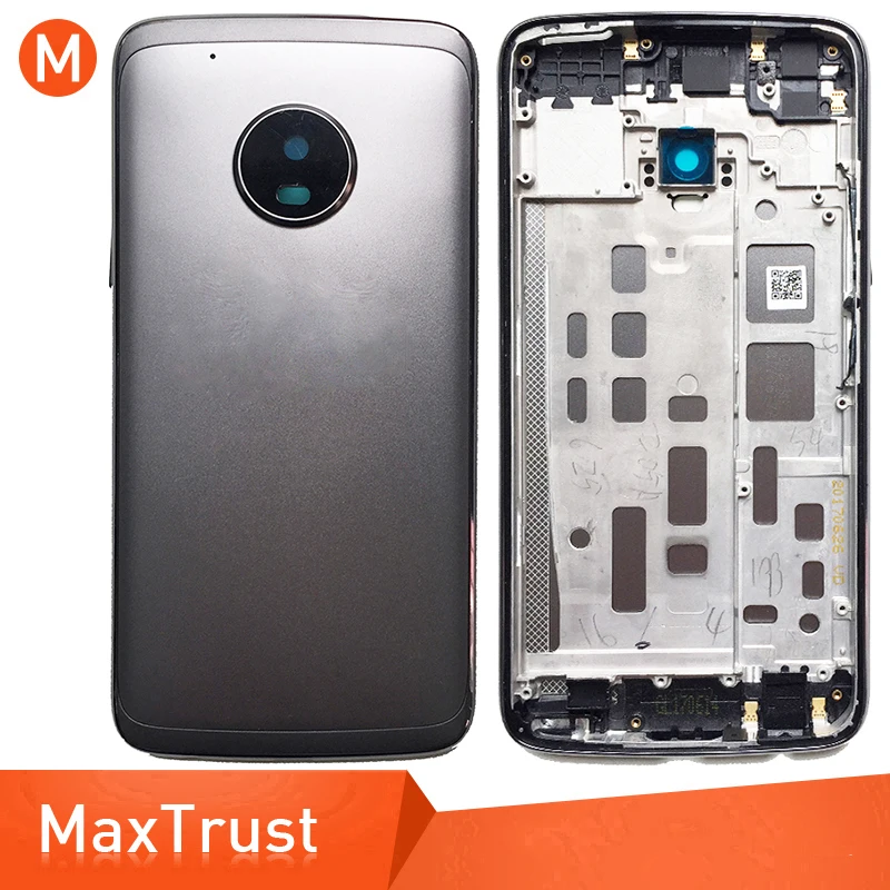 

In Stock High Quality For Motorola Moto G5 Plus XT1686 XT1681 XT1683 Battery Cover Back Battery Door Rear Housing Cover Case
