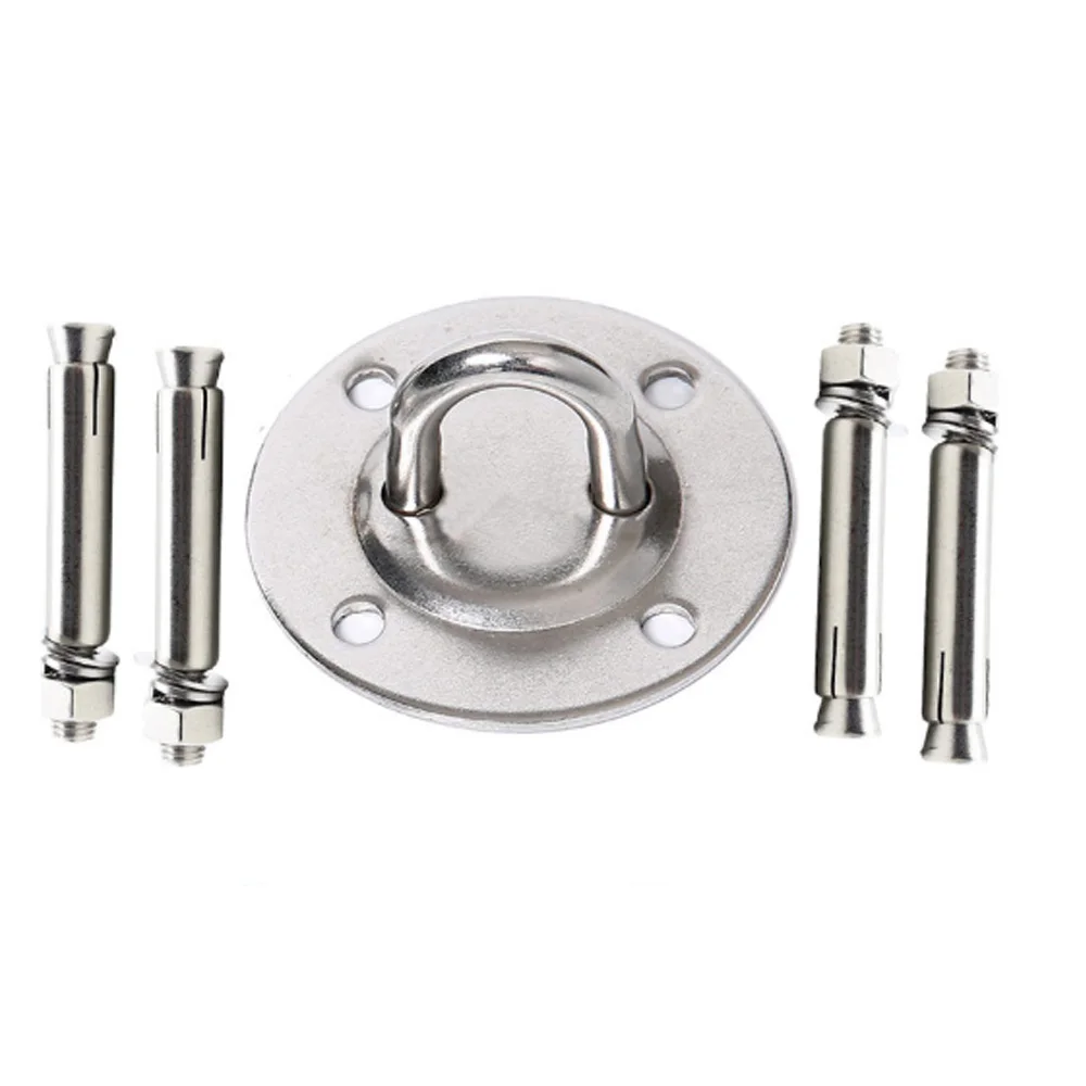 

Steel Ceiling Mount Hook + Bolt Ceiling&Wall Mount Anchor Bracket Screw for Yoga Swing Yoga Props Pilates Equipment