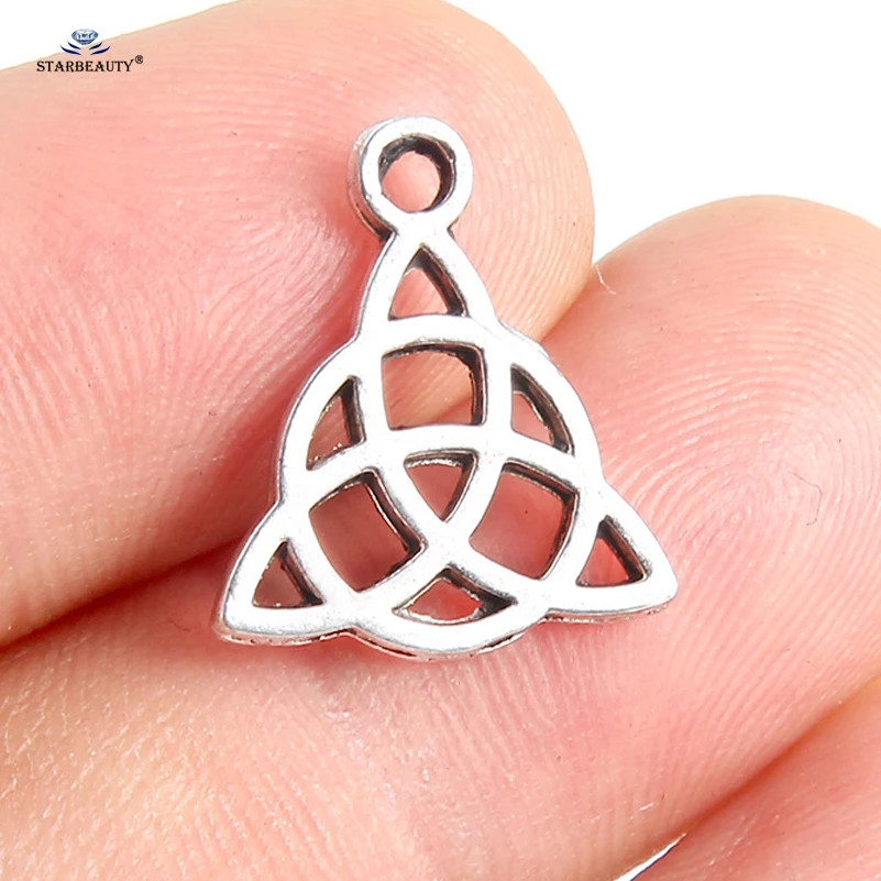 

Starbeauty 10pcs Triangle Round Fashion Jewelry Making Accessories Necklace Component Body Jewelry Findings Ear Piercing Parts