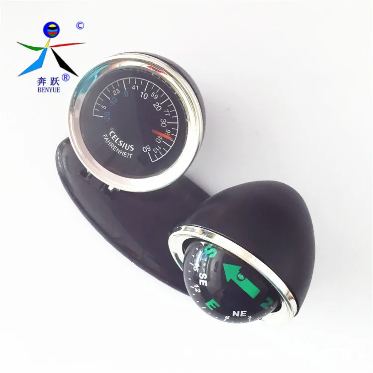 

Brand Multifunction Vehicle-borne Type Compass with Thermometers Car Accessories