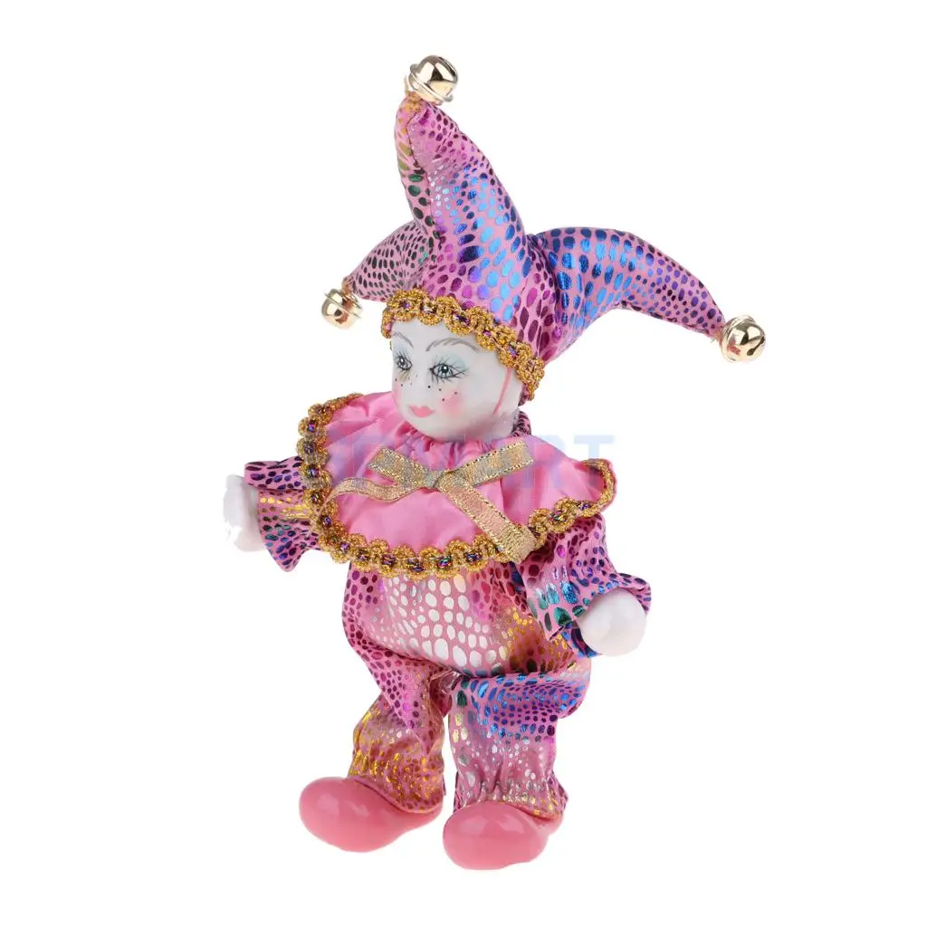 Handcrafted Italian Porcelain Doll Standing Triangel Baby Dolls Home Display Decoration Valentines Gifts Festival Gifts Pink