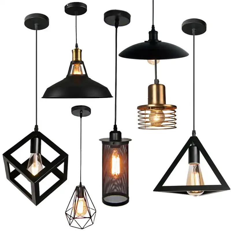 Modern Cage Pendant Light Iron Minimalist Retro Scandinavian Loft Cage Pendant Light Iron Minimalist