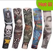 C& Fung татуировки рукава Хэллоуин 5 шт. комплект коллекция длинные руки поддельные перчатка с тату солнцезащитный крем harajuku рукава