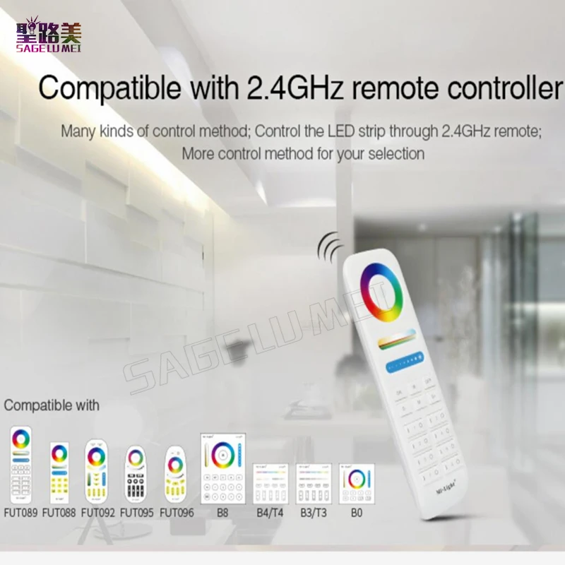 Milight DC12V 24V сенсорный RGB WiFi светодиодный контроллер YL1 2 4G wifi смартфон приложение