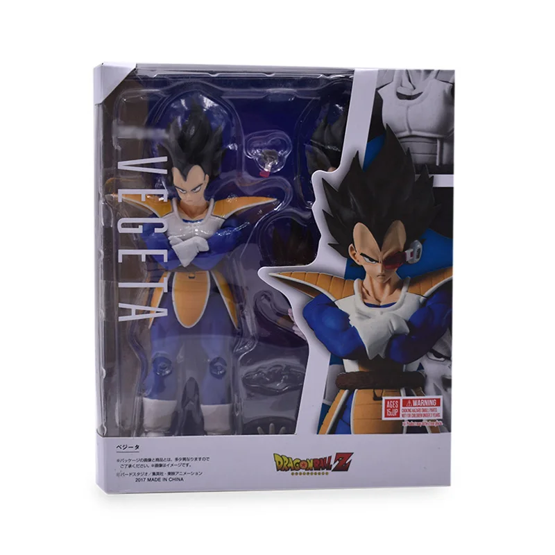 12 стилей Аниме Dragon Ball SHF Frieza Vegeta Piccolo Jr Goku Zamasu шорты ПВХ экшн фигурка кукла модель игрушка Рождественский подарок - Цвет: B with box