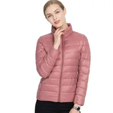 Tengo Winter Quality Brand Female 90% White Duck Down Parka Jacket Women Ultra Light Down Jacket Spring Coat Ladies Parka