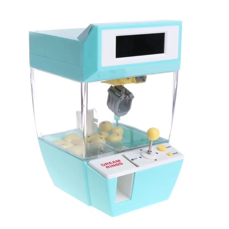 

1 PC Catcher Alarm Clock Crane Candy Doll Grabber Claw Machine Candy Machine Gift Kids Games Mini Claw Arcade Crane