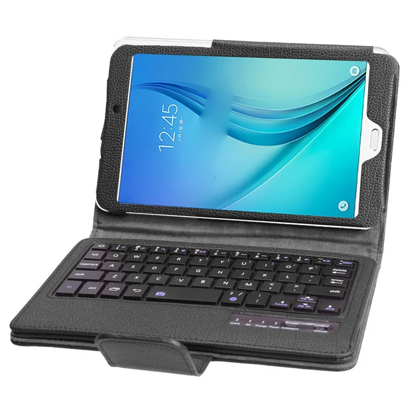 

Leather Cover Stand Case For Samsung Galaxy Tab E 8.0inch T377 With Detachable Wireless Bluetooth Keyboard A30
