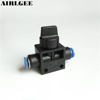 

4mm Pipe Connect T-joint Quickly Fitting 2-Way Flow Limiting Pneumatic Switch Valve Speed Controller